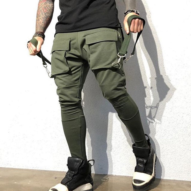 CRISWALK | Slim Pants Men Hip-hop Street Fashion - sepolia shop