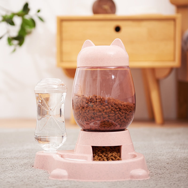 Pet Automatic Feeder Bowl with Drinking Fountain - sepolia shop