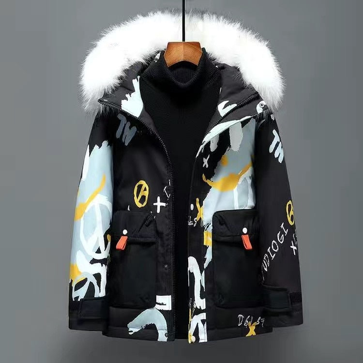 Sam Winter Cartoon Windbreaker Jacket