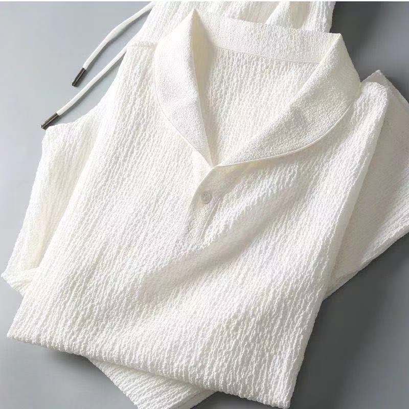 2023 Summer New Men Set Casual Sets T-Shirts+Pants Two Piece Mens Sportswear Jogger Tracksuits Fashion Sports Suit - sepolia shop