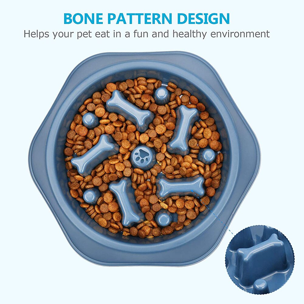 Pet Dog Bowl Slow Feeder - sepolia shop