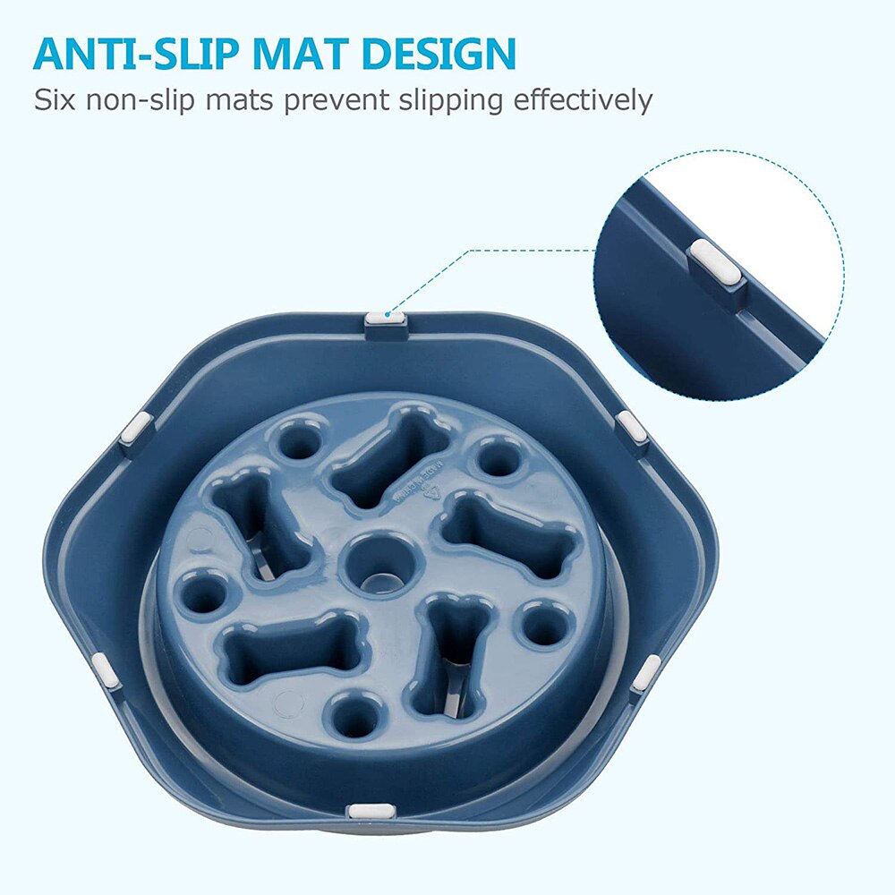 Pet Dog Bowl Slow Feeder - sepolia shop