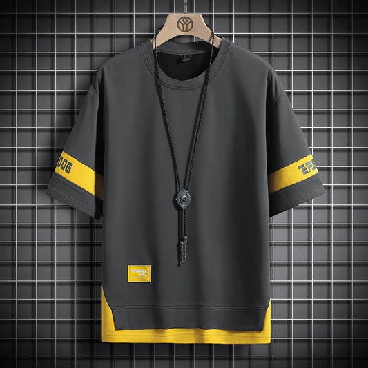 Hip Hop Loose Mens Streetwear Casual T-shirts