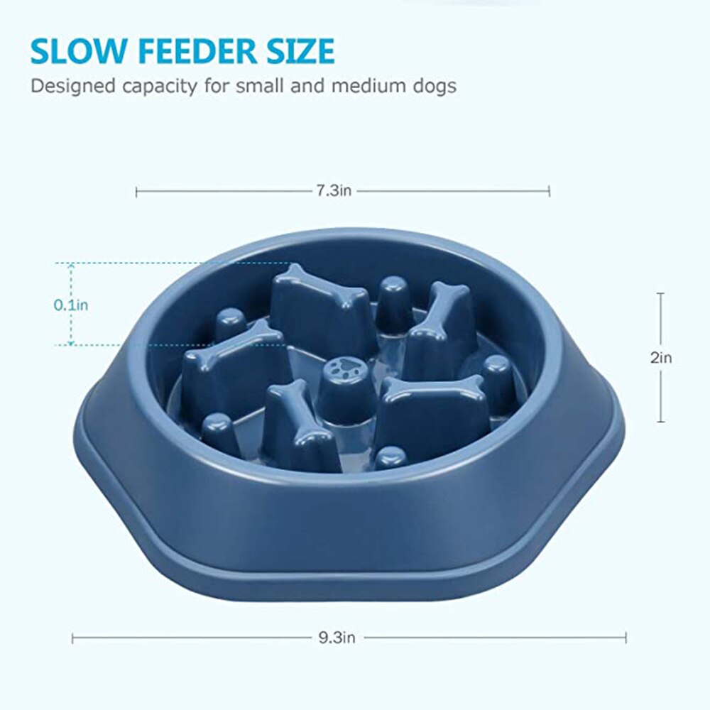 Pet Dog Bowl Slow Feeder - sepolia shop