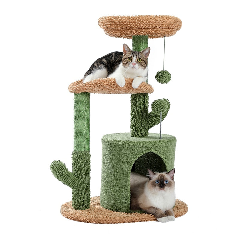 Cactus Cat Scratching Play house Tree - sepolia shop