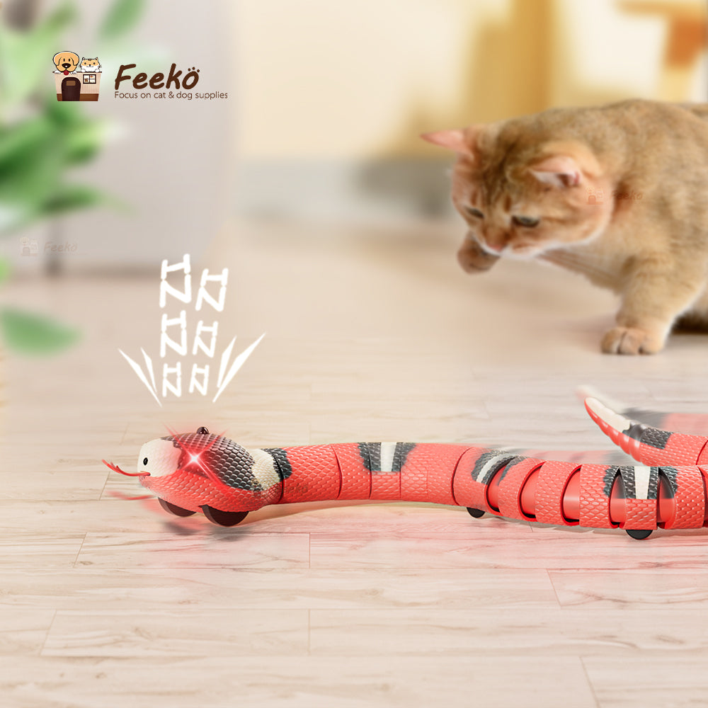 Smart Sensing Snake Toy For Cat's - sepolia shop