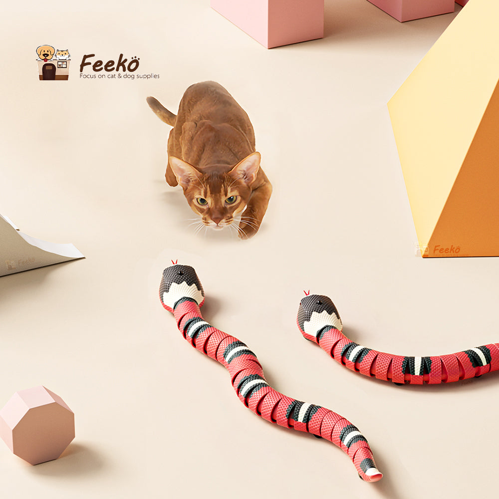 Smart Sensing Snake Toy For Cat's - sepolia shop